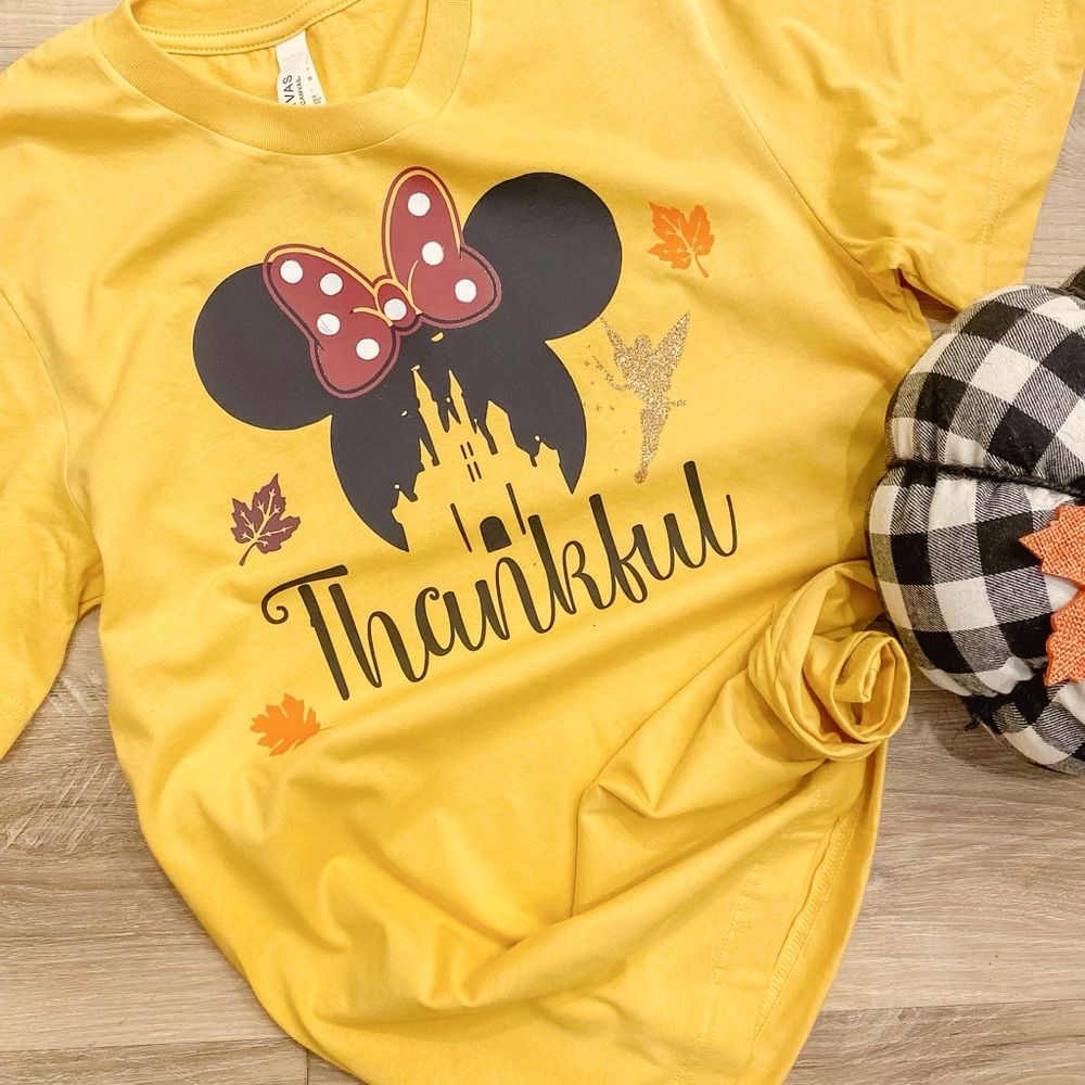 Boutique Custom Disney Thankful Shirt